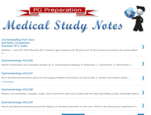 Tablet Screenshot of medicalmcqs.pgpreparation.in